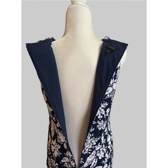 Talbots Lined Mixed Fruit Textured Shift Dress Sz 6 EUC - Picture 7 of 16